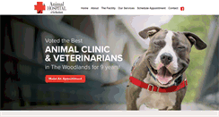 Desktop Screenshot of animalhospitalofthewoodlands.com